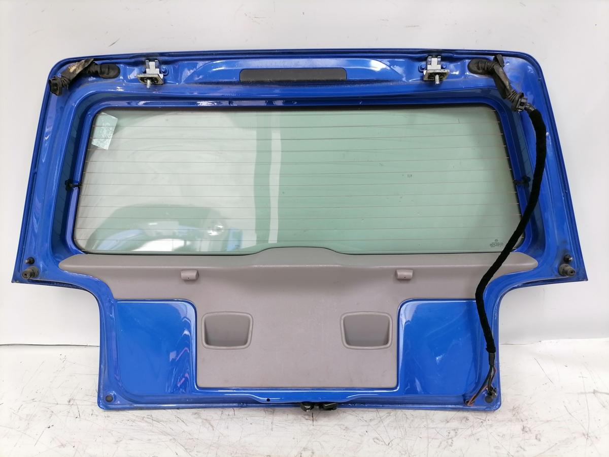 VW Lupo original Heckklappe mit Heckscheibe LW5Z Jazz Blue Bj.2000